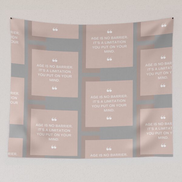 Item preview, Age Is No Barrier. Its A Limitation You Put On Your Mind designed and sold by Burkae.