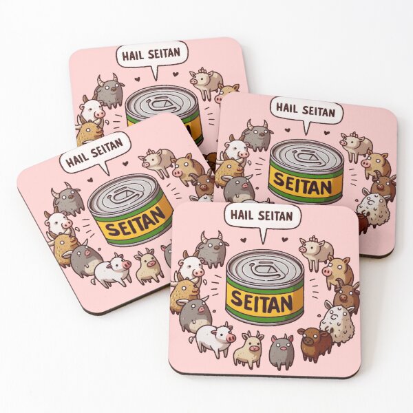 Item preview, Hail Seitan - Vegan designed and sold by Vkinsify.