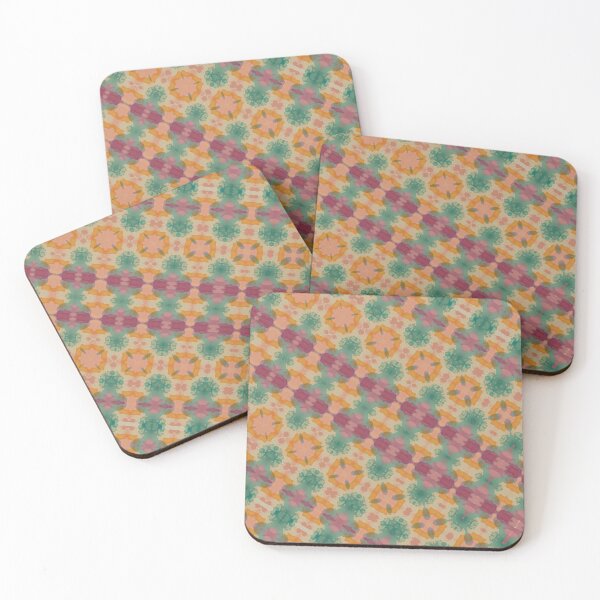Item preview, Vintage Inspired Abstract Design Pattern, Colorful Textile Print, Bohemian Springtime Pastel Pattern designed and sold by abartisanstudio.