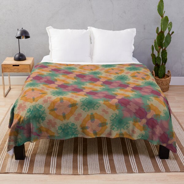 Item preview, Vintage Inspired Abstract Design Pattern, Colorful Textile Print, Bohemian Springtime Pastel Pattern designed and sold by abartisanstudio.