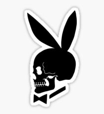 Playboy Skull Sticker
