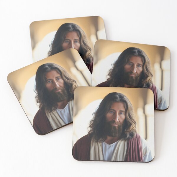 Item preview, Unveiling the Face of Jesus: A Meticulous 6-Step Restoration of the Shroud of Turin Reveals the True Visage designed and sold by ShroudFaceAI.