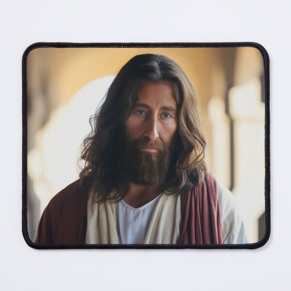 Item preview, Unveiling the Face of Jesus: A Meticulous 6-Step Restoration of the Shroud of Turin Reveals the True Visage designed and sold by ShroudFaceAI.