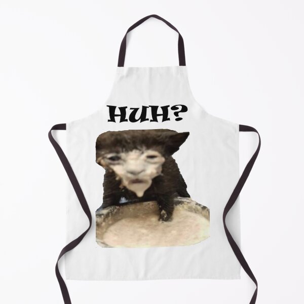 Item preview, HUH? cat makes a mess meme designed and sold by Shrewd Mood.
