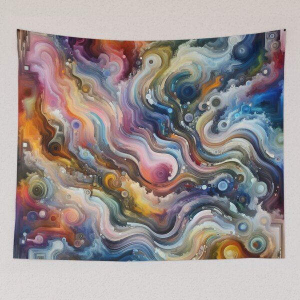Item preview, Cosmic dance of color and shapes designed and sold by Lyavalio.