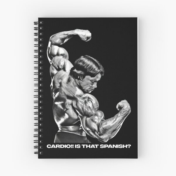 Item preview, Cardio!! is that Spanish? Arnold Schwarzenegger Fan art designed and sold by HuzaifaNaveedh.