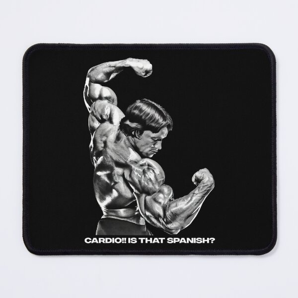 Item preview, Cardio!! is that Spanish? Arnold Schwarzenegger Fan art designed and sold by HuzaifaNaveedh.