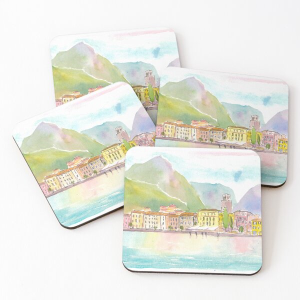 Item preview, Riva del Garda Scenic view from Lago designed and sold by artshop77.