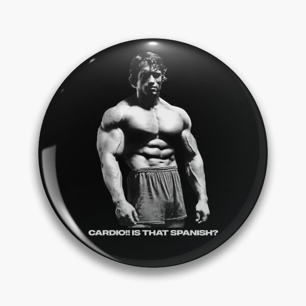 Item preview, Cardio!! is that Spanish? Arnold Schwarzenegger Fan art designed and sold by HuzaifaNaveedh.