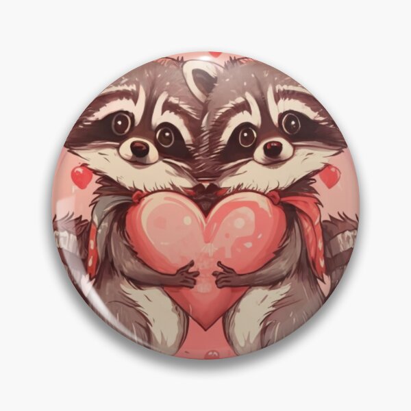 Item preview, Valentine Raccoons designed and sold by PulseGraph.
