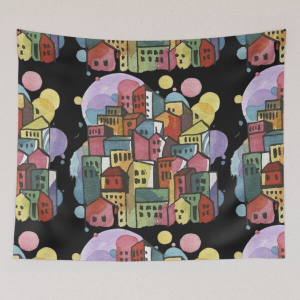 Item preview, Abstract Buildings Cityscape - Architectural Pattern designed and sold by PatternInArt.
