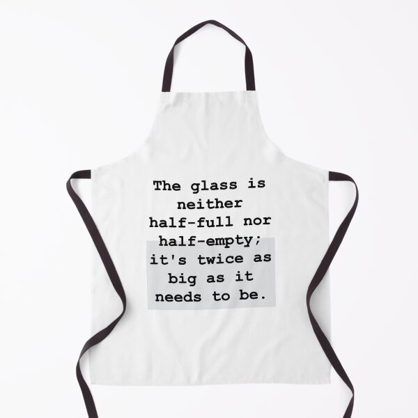 Item preview, Phrases empty full glass designed and sold by FanCollection.
