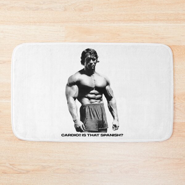 Item preview, Cardio!! is that Spanish? Arnold Schwarzenegger Fan art designed and sold by HuzaifaNaveedh.