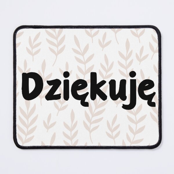 Item preview, Dziękuję, thank you in Polish language, Polish thank you designed and sold by Pommallina.