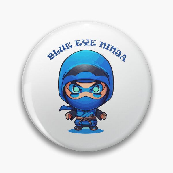 Item preview, Blue Eye Ninja - Blue Eye Samurai designed and sold by Hauntingly Cute.