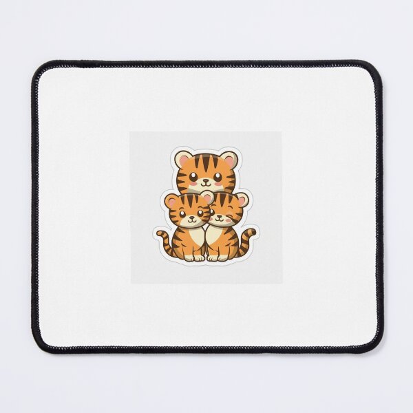 Item preview, Kawaii Tiger Family Plush designed and sold by LumeaArt.