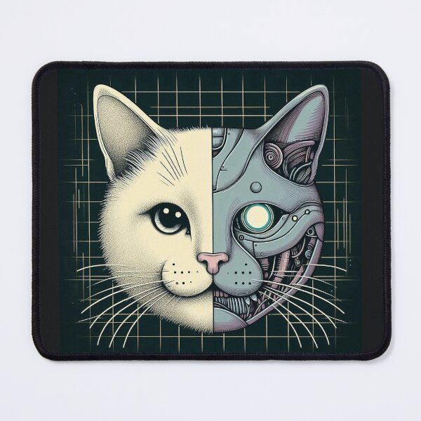 Item preview, Terminator Cyborg Cat designed and sold by Vkinsify.
