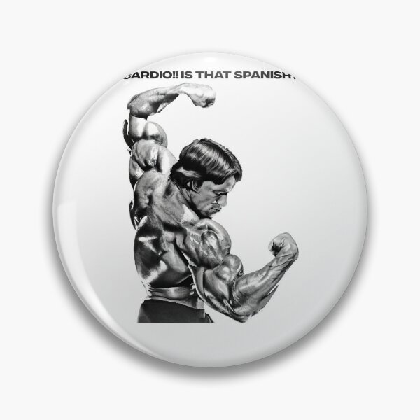 Item preview, Cardio!! is that Spanish? Arnold Schwarzenegger Fan art designed and sold by HuzaifaNaveedh.