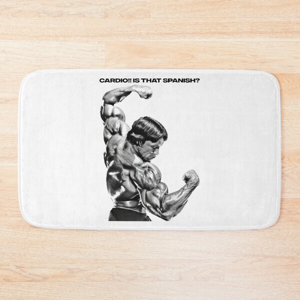 Item preview, Cardio!! is that Spanish? Arnold Schwarzenegger Fan art designed and sold by HuzaifaNaveedh.