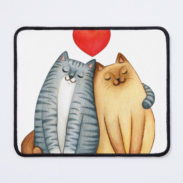 Item preview, Cute couple of cats in love,Cat love,Cute animals,HappyCats, designed and sold by kozlebozle007.