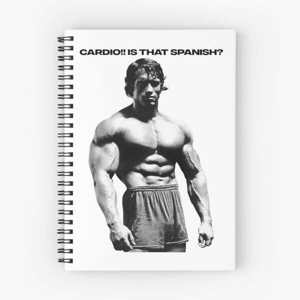 Item preview, Cardio!! is that Spanish? Arnold Schwarzenegger Fan art designed and sold by HuzaifaNaveedh.