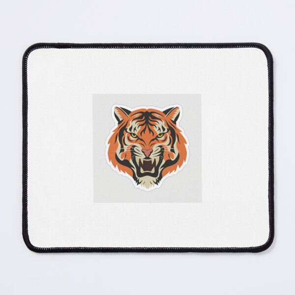 Item preview, Fierce Feline: Portrait of an Aggressive Tiger designed and sold by LumeaArt.