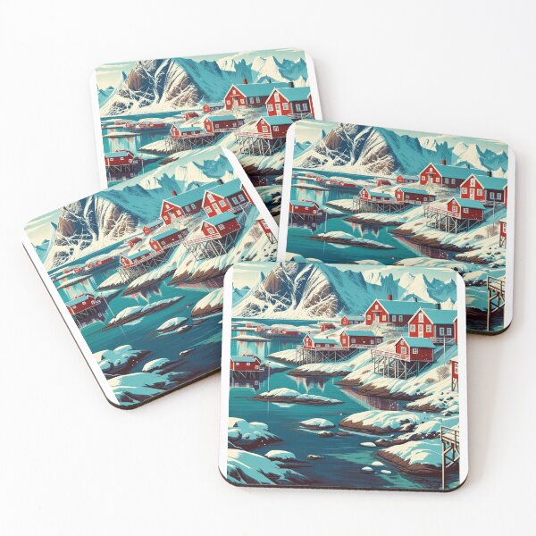 Item preview,  Å Norway - Digital art poster designed and sold by TravelMarvel.