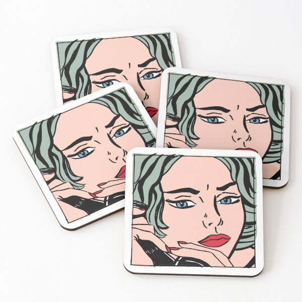 Item preview, Pop Art Girl - Deborah - Cutlooseart Illustration By Peter Taylor Ward designed and sold by cutlooseart.
