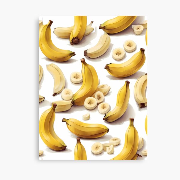 Cute  bananas Canvas Print