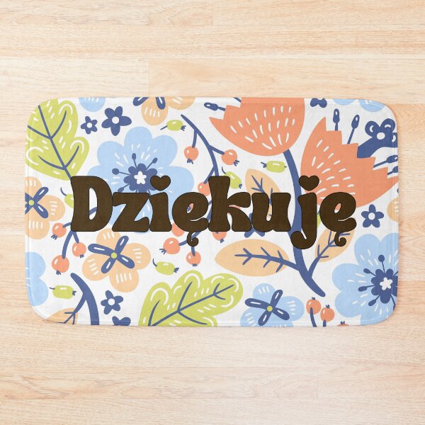 Item preview, Dziękuję, thank you in Polish language, Polish thank you designed and sold by Pommallina.