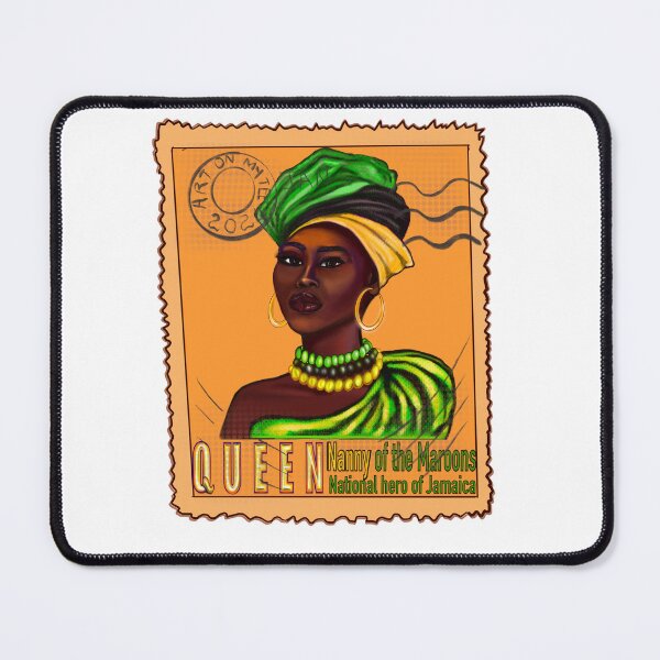 Item preview, Queen nanny of the Maroons postage stamp orange - national heroine of Jamaica designed and sold by Artonmytee.
