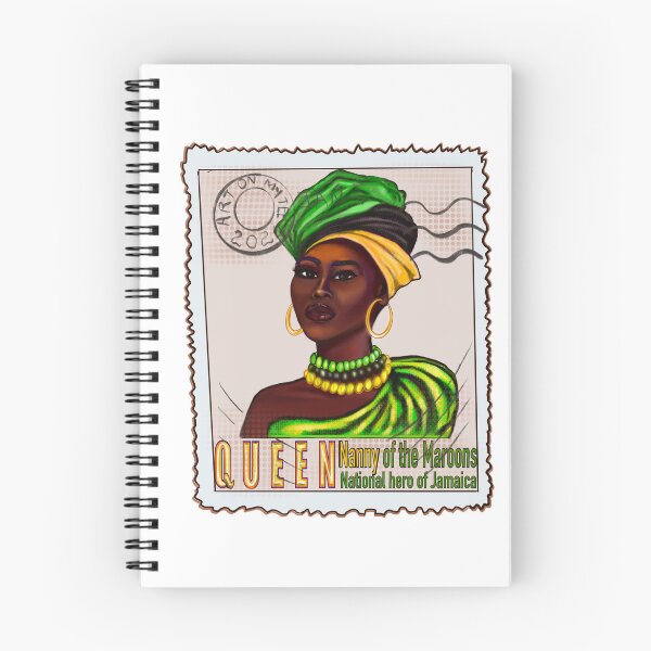 Item preview, Queen nanny of the Maroons postage stamp beige - national heroine of Jamaica designed and sold by Artonmytee.