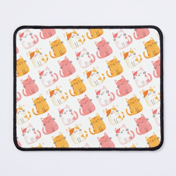 Item preview, Cute Cat Pattern, Cartoon Feline Design, Seamless Animal Illustration, Cute Kitty, Artistic Pets Background designed and sold by abartisanstudio.