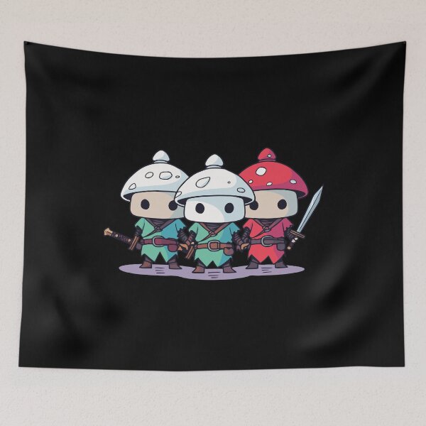 Item preview, Chibi Medieval Mushroom Warriors designed and sold by TheRealmWithin.