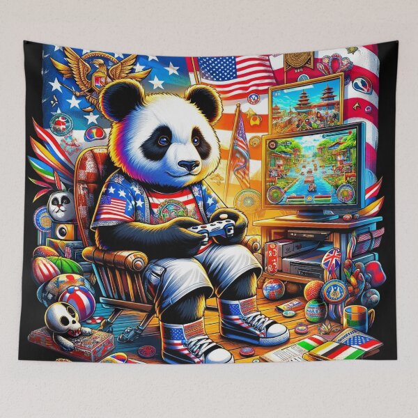 Item preview, Patriotic Gaming Panda designed and sold by czarnyfeniks.