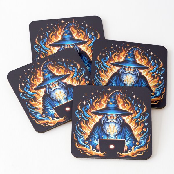 Item preview, The Code Wizard of Binary Blazes designed and sold by CleytonImgs.