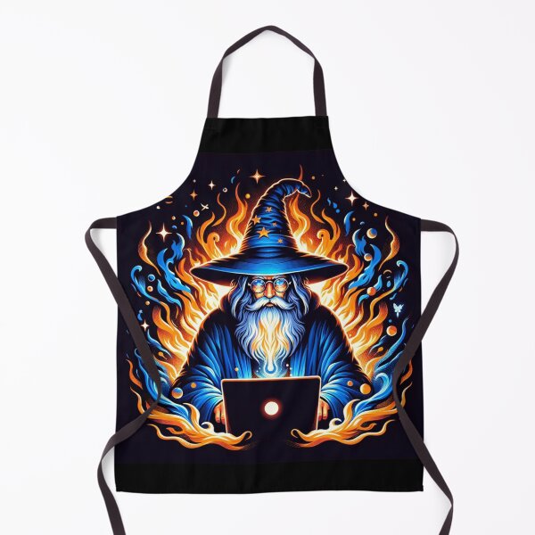 Item preview, The Code Wizard of Binary Blazes designed and sold by CleytonImgs.