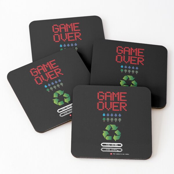 Item preview, GAME OVER-If we win our war with the environment, we lose. Lets try again. designed and sold by DesignAnother.
