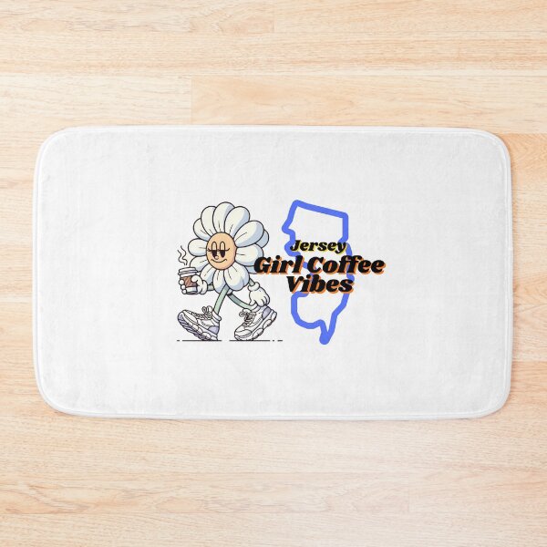 Item preview, Floral Brew Spirit: Jersey Girl Coffee Vibes designed and sold by DigitalSociety-.