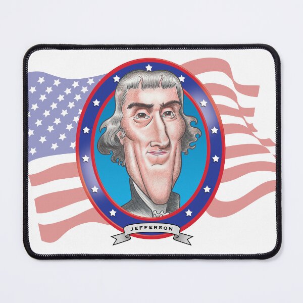 Item preview, Thomas Jefferson Caricature designed and sold by FunFaces.
