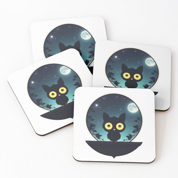 Item preview, Black Cute Cat  designed and sold by OldschoolCrew.