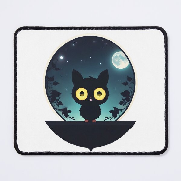 Item preview, Black Cute Cat  designed and sold by OldschoolCrew.