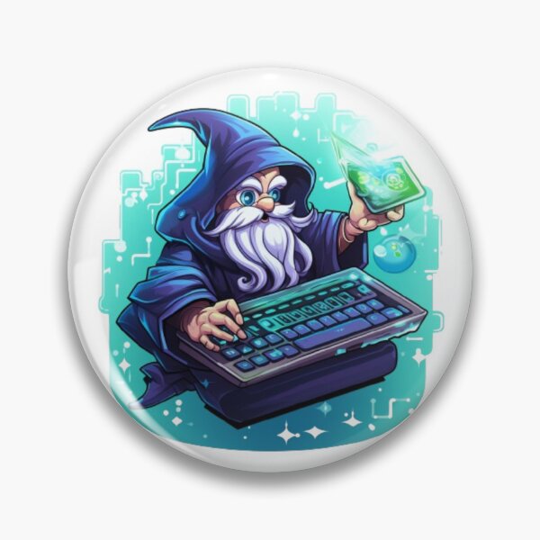 Item preview, The Technomancer of Pixel Portals designed and sold by CleytonImgs.