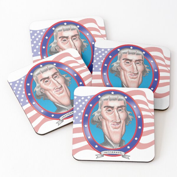Item preview, Thomas Jefferson Caricature designed and sold by FunFaces.