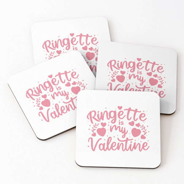 Item preview, Ringette is my Valentine - pink design designed and sold by EmeraldeaArt.