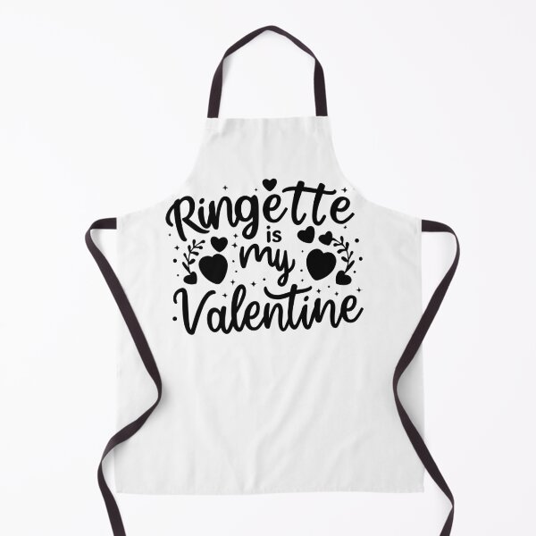 Item preview, Ringette is my Valentine - black design designed and sold by EmeraldeaArt.