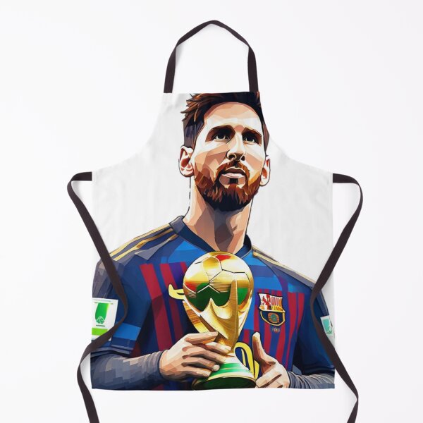 Item preview, Messi World Cup with Barcelona Jersey Art Gift designed and sold by The-GOAT-Store.