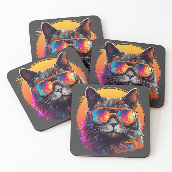 Item preview, Cool cat with Sunglasses  designed and sold by VirtualArtGuy.
