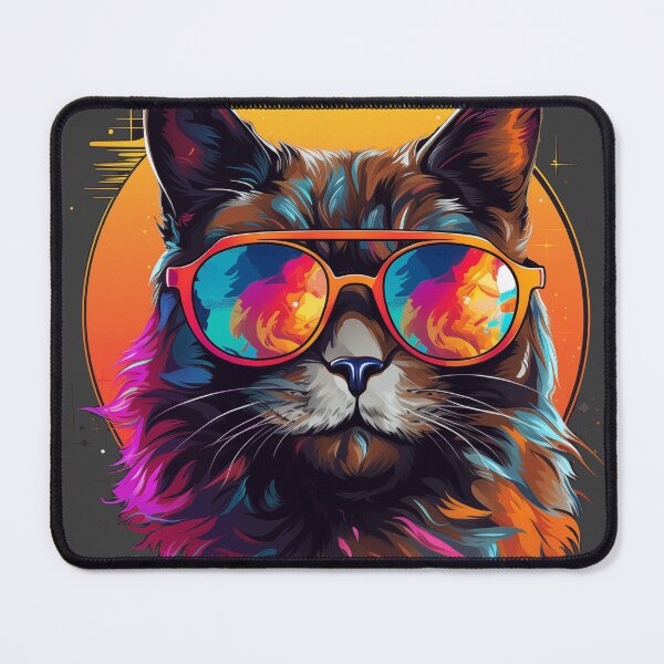 Item preview, Cool cat with Sunglasses designed and sold by VirtualArtGuy.