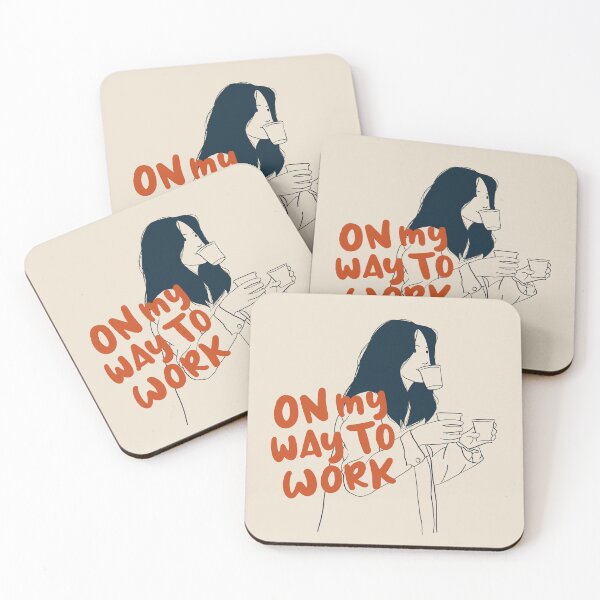 Item preview, On my way to work coffee designed and sold by ramblingkopi.